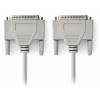 NEDIS RS232 CABLE D-SUB 25-PIN MALE - D-SUB 25-PIN MALE 2.0 M - (CCGP52100IV20)