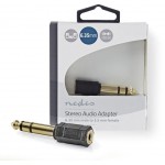 NEDIS STEREO AUDIO ADAPTER 6.35 MM MALE - 3.5 MM FEMALE - (CABW23930AT)