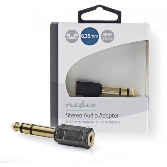NEDIS STEREO AUDIO ADAPTER 6.35 MM MALE - 3.5 MM FEMALE - (CABW23930AT)