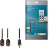 NEDIS STEREO AUDIO CABLE 3.5MM MALE - 2XRCA MALE 10M - (CABW22200AT100)