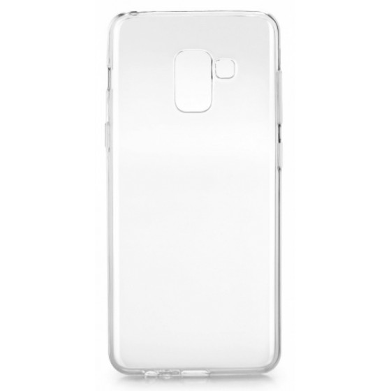 POWERTECH ���� CLEAR 0.5MM TPU ��� SAMSUNG GALAXY A8 2018 ������� - (MOB-1272)