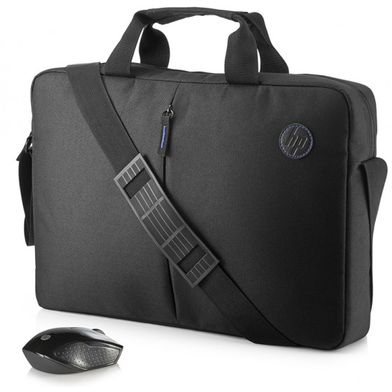 HP VALUE 15.6 BRIEFCASE AND WIRELESS MOUSE KIT - (2GJ35AA)