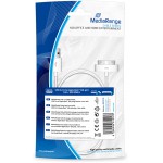 MEDIARANGE ������� CHARGE AND SYNC USB 2.0 TO APPLE DOCK 30-PIN 1.0M WHITE - (MRCS181)