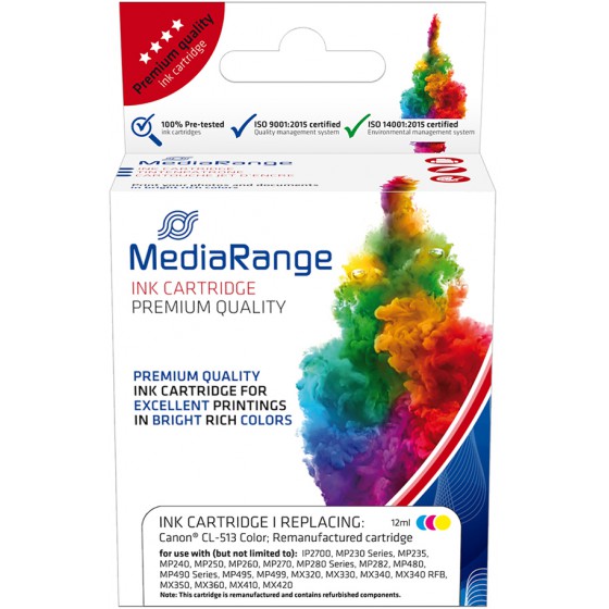 MEDIARANGE ������� INKJET ��� ��������� CANON COLOUR CL-513 - (MRCC513CMY)