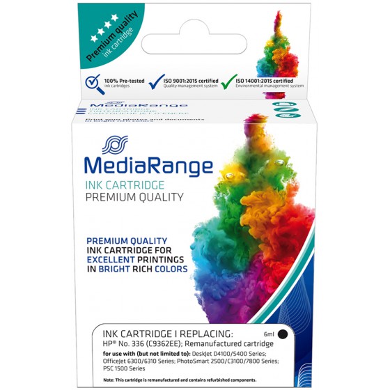 MEDIARANGE ������� INKJET ��� ��������� HP BLACK NO.336 C9362EE - (MRHP336BK)