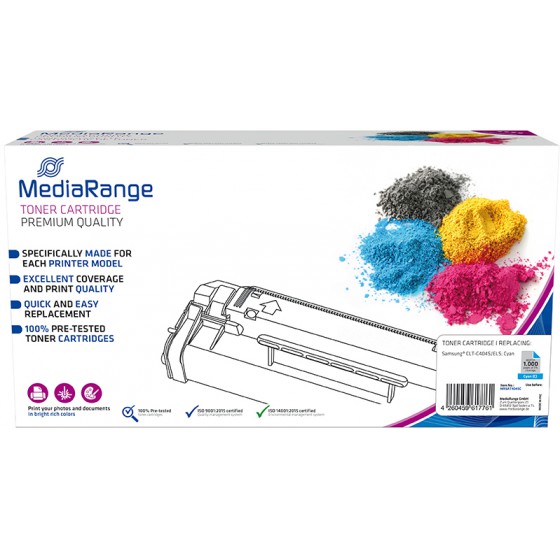 MEDIARANGE TONER ������� ��� ��������� SAMSUNG CYAN CLT-C404S - (MRSAT404SC)