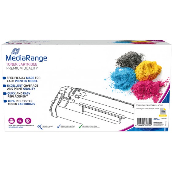 MEDIARANGE TONER ������� ��� ��������� SAMSUNG YELLOW CLT-Y404S - (MRSAT404SY)