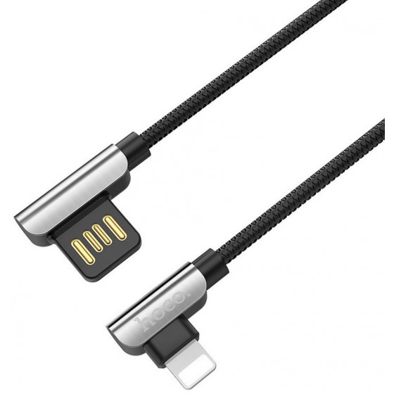 HOCO U42 ������� �������� EXQUISITE STEEL USB �� LIGHTNING ����� 1.2 �