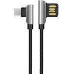 HOCO U42 ������� �������� EXQUISITE STEEL USB �� MICRO-USB FAST CHARGING 2.4A ����� 1.2 �