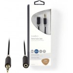 NEDIS CABLE 3.5MM MALE - 3.5MM FEMALE 5M - (CABW22050AT50)