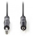 NEDIS STEREO AUDIO CABLE 6.35MM MALE TO 3.5MM MALE 1.5M GREY - (COTH23205GY15)