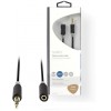 NEDIS STEREO AUDIO CABLE 3.5MM MALE TO 3.5MM FEMALE 2.0M- (CABW22050AT20)