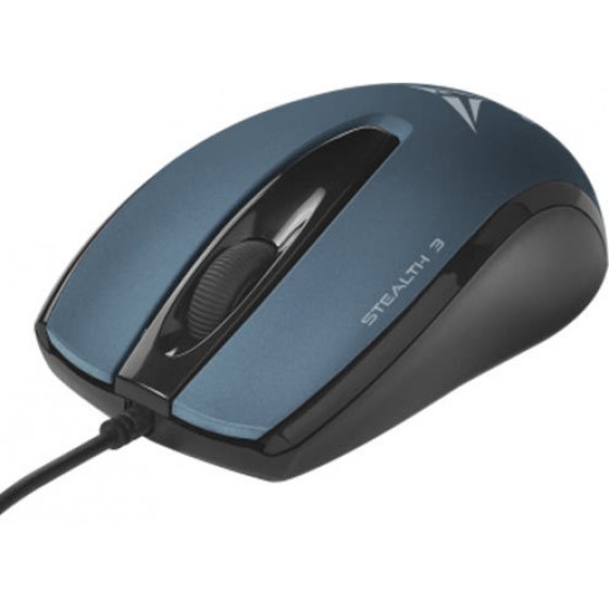 ALCATROZ WIRED SILENT MOUSE STEALTH 3 D.GREY - (S3DG)