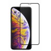 POWERTECH TEMPERED GLASS 5D FULL GLUE ��� IPHONE X BLACK - (TGC-0265)