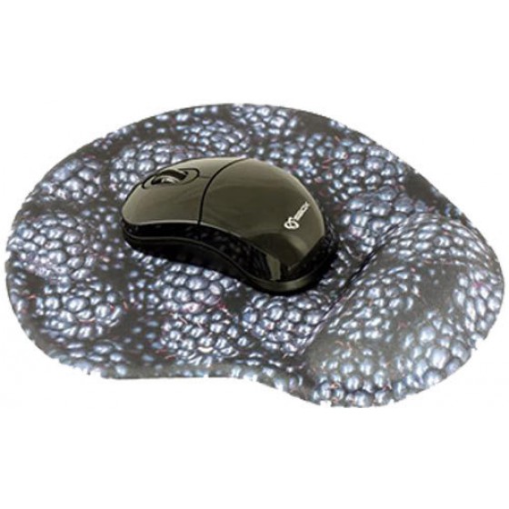 SBOX WIRELESS MOUSE & GEL PAD BLACK - (WM-206B)