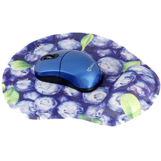 SBOX WIRELESS MOUSE & GEL PAD BLUE - (WM-206BL)