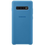 SAMSUNG GALAXY S10 PLUS SILICONE COVER BLUE - (EF-PG975TLEGWW)