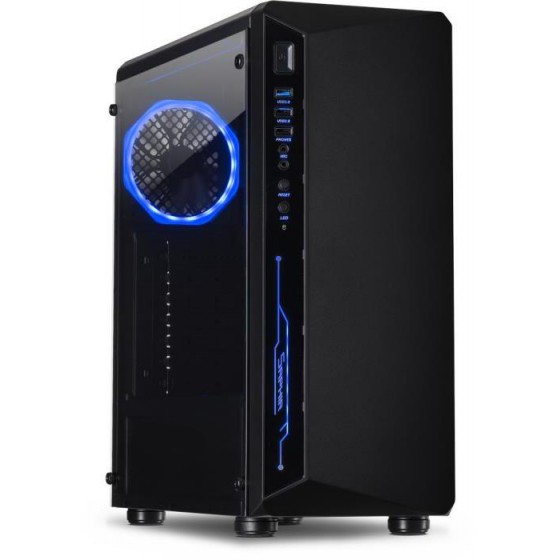 INTER-TECH COMPUTER CASE RGB - (C-3 SAPHIR)