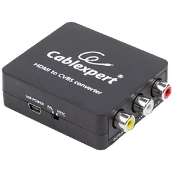 CABLEXPERT HDMI TO CVBS CONVERTER & STEREO AUDIO - (DSC-HDMI-CVBS-001)