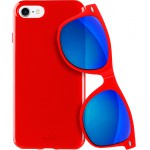 PURO ���� + ������ ����� ��� IPHONE 7/8 - ������� - (IPC747SUNNYKIT1RED)