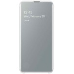 SAMSUNG GALAXY S10E CLEAR VIEW COVER WHITE - (EF-ZG970CWEGWW)