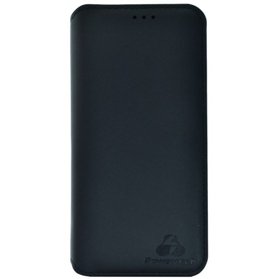 POWERTECH ���� SLIM LEATHER ��� XIAOMI REDMI NOTE 6 ����� - (MOB-1176)