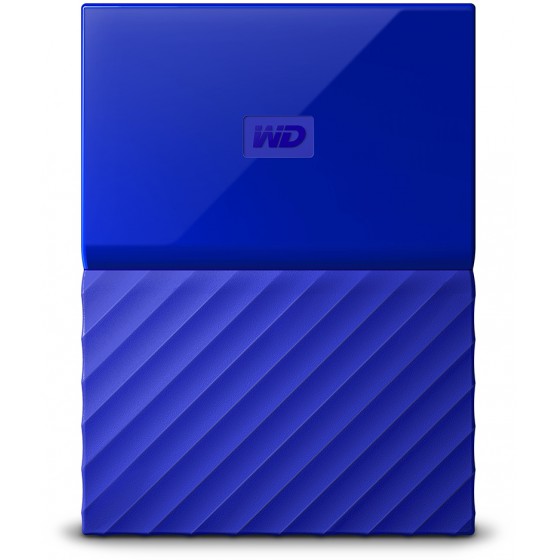 WESTERN DIGITAL MY PASSPORT 4TB EXTERNAL USB 3.0 PORTABLE HARD DRIVE BLUE - (WDBYFT0040BBL)
