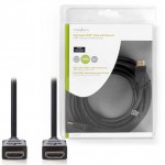 NEDIS HIGH SPEED HDMI CABLE WITH ETHERNET HDMI CONNECTOR - HDMI - (CVGB34000BK50)