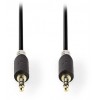 NEDIS STEREO AUDIO CABLE 3.5 MM MALE - 3.5 MM MALE 0.5M ANTHRACITE - (CABW22000AT05)