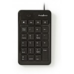 NEDIS WIRED NUMERIC KEYPAD USB BLACK - (KBNM100BK)