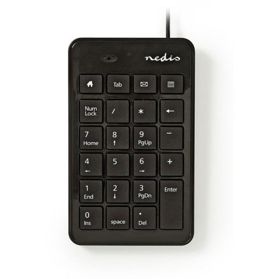 NEDIS WIRED NUMERIC KEYPAD USB BLACK - (KBNM100BK)
