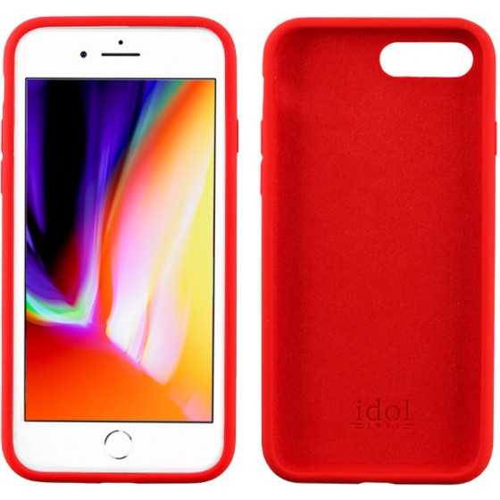 IDOL 1991 ���� ��� IPHONE 8/7 PLUS VELVET TPU 4 SIDE RED - (5205308232589)