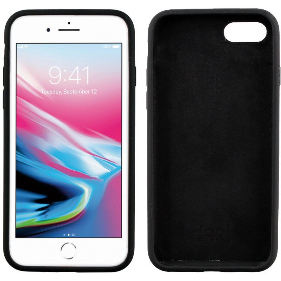 IDOL 1991 ���� ��� IPHONE 8/7 VELVET TPU 4 SIDE BLACK - (5205308232534)