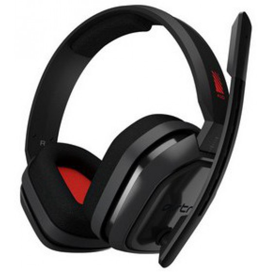 ASTRO A10 GAMING HEADSET GREY/RED - (939-001530)
