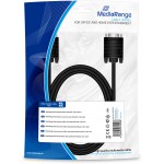 MEDIARANGE ������� SVGA MONITOR CONNECTION CABLE VGA/VGA 1.8M BLACK - (MRCS105)