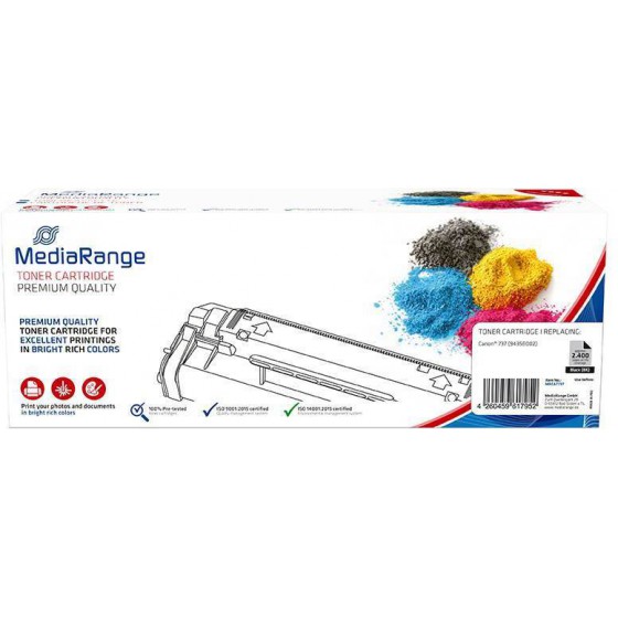 MEDIARANGE ������� TONER ��� ��������� CANON BLACK 737 - (MRCAT737)