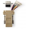 NEDIS D-SUB ADAPTER D-SUB 9-PIN MALE - RJ45 (8P8C) FEMALE IVORY - (CCGP52821IV)