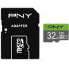 PNY ELITE MICROSDHC 32GB CLASS 10 U1 WITH ADAPTER - (P-SDU32GU185GW-GE32GB)