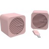 SONIC GEAR BLUETOOTH 5.2 SPEAKERS 2.0 BLUE CUBE PEACH - (BCP)