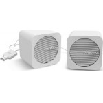 SONIC GEAR BLUETOOTH 5.2 SPEAKERS 2.0 BLUE CUBE WHITE - (BCW)