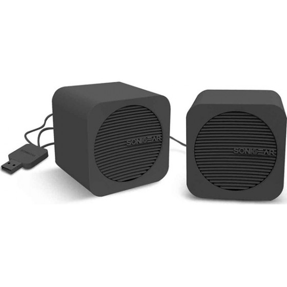 SONIC GEAR BLUETOOTH 5.2 SPEAKERS BLUE CUBE BLACK - (BCB)