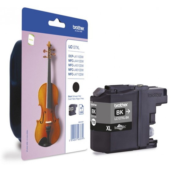 BROTHER ������ INKJET LC127XL BLACK LC-127XLB - (LC-127XLBK)