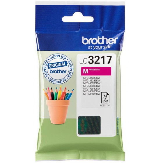 BROTHER ������ INKJET MAGENTA - (LC-3217M)