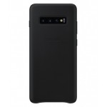 SAMSUNG ���� FACEPLATE LEATHER COVER EF-VG975LBEGWW ��� SM-G975F GALAXY S10 PLUS �����