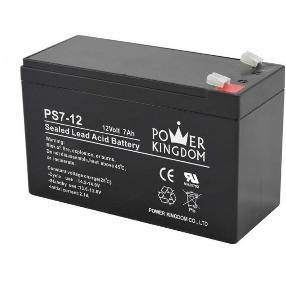 POWER KINGDOM �������� �������� 12VOLT 7AH T1 - (PS7-12-T1)
