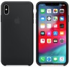 APPLE ���� ��� IPHONE XS MAX SILICONE COVER BLACK - (MRWE2ZM/A)