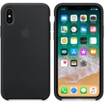 APPLE ���� ��� IPHONE XS/X SILICONE COVER BLACK - (MQT12ZM/A)