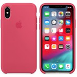 APPLE ���� ��� IPHONE XS/X SILICONE COVER HIBISCUS - (MUJT2ZM/A)