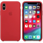 APPLE ���� ��� IPHONE XS/X SILICONE COVER RED - (MRWC2ZM/A)