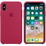 APPLE ���� ��� IPHONE XS/X SILICONE COVER ROSE RED - (MQT82ZM/A)